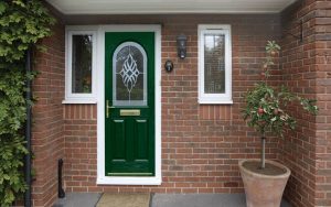 Dark green composite door