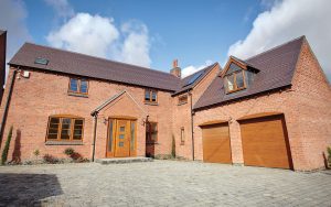Irish oak door and casement windows installation