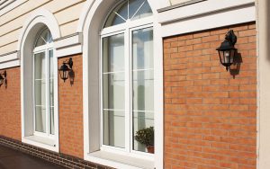 Large white uPVC tilt and turn windows