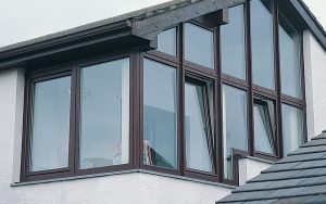 Rosewood uPVC tilt and turn windows