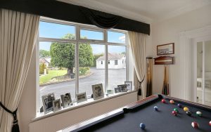White uPVC casement window interior view