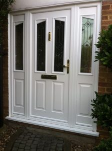 White Solidor Entrance Door