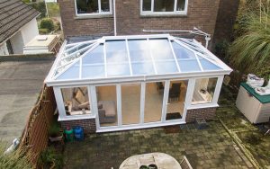 White uPVC Edwardian conservatory