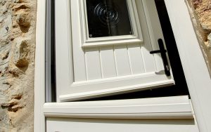 Cream uPVC stable door