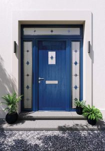 blue apeer front door
